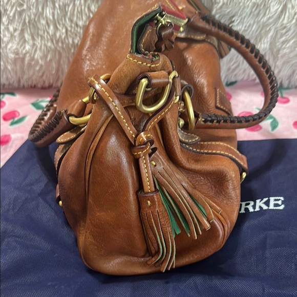 Dooney & Bourke Brown Satchel with Brass Hardware - Picture 5 of 16